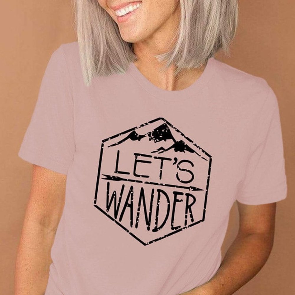 Wander Print Graphic Tee